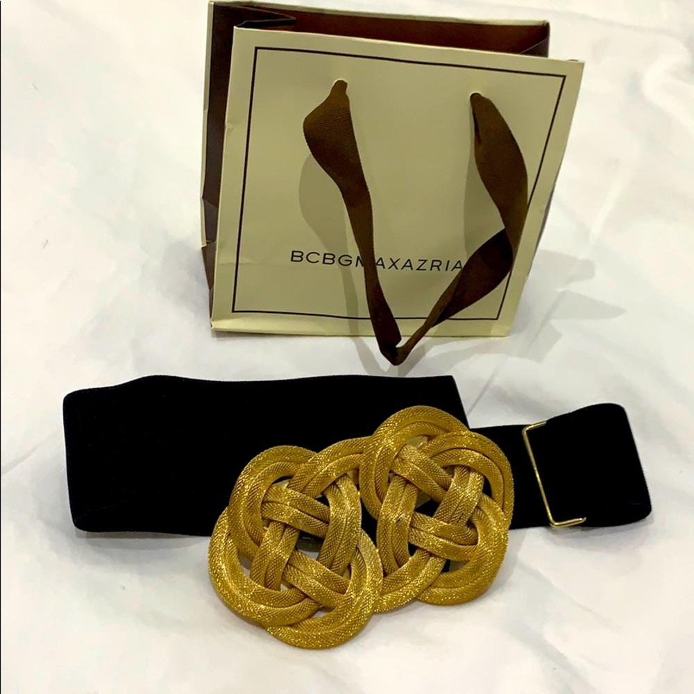 Black & Gold BCBG waist belt